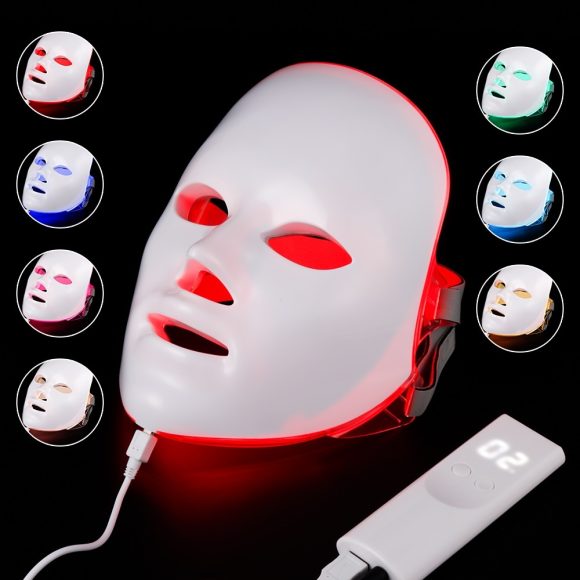 Beauty Instrument Beauty Skin Mask Instrument Seven-color Photon Rejuvenation - Image 3