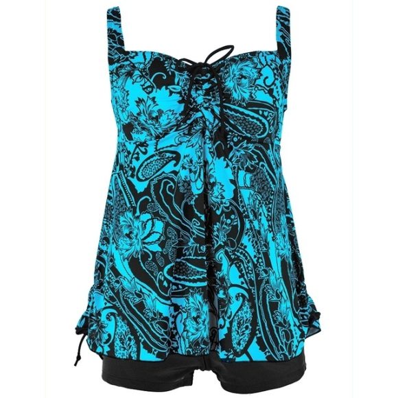 Big Plus Size Sexy Women Swimwear 2 Piece Swim Bathing Suit - Image 7
