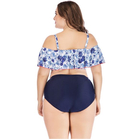 Women's printed plus size swimsuit - Image 6