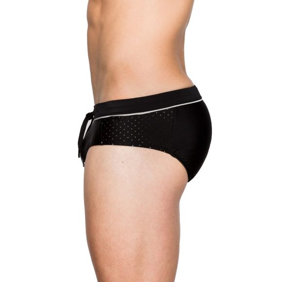 Men's Sexy Mesh Stitching Swim Briefs - Image 2