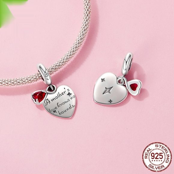 Mother's Day Double Love Card Pendant - Image 2