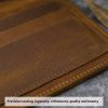 Multiple Card Slots Top Layer Leather Crazy Horse Leather Wallet - Image 3