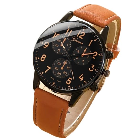 Belt Quartz Watch With Woven Bracelet - Image 3