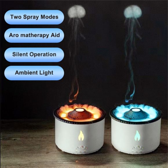 New Creative Volcano Aromatherapy Machine Flame Lamp Belt Essential Oil - Image 7