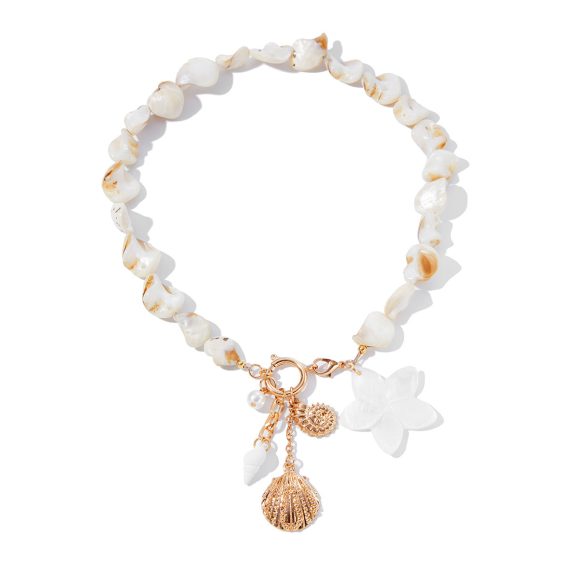 Casual Beach Shell Clavicle Necklace Suit - Image 5