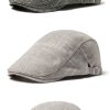 Men's Breathable Retro Casual Cotton And Linen Beret - Image 4