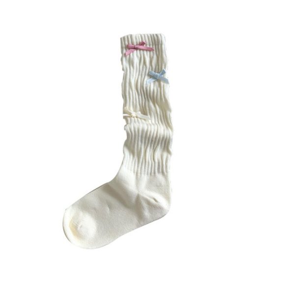 Dopamine No Pilling New Bow Tube Socks Women - Image 2