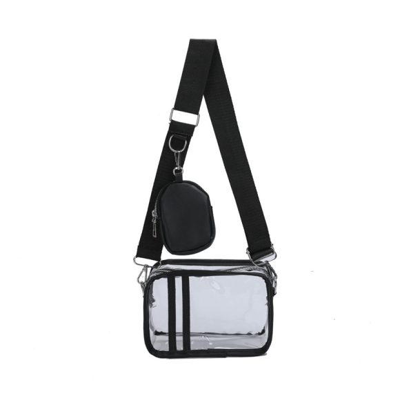 Women's Simple Transparent Shoulder Bag Fashion Messenger Bag - Image 8