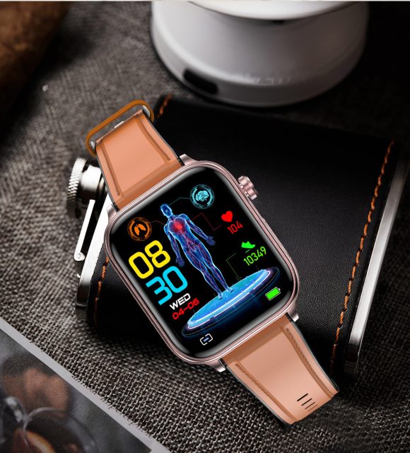 New ET570 Smart Watch Bluetooth Calling ECG ECG Function Non-invasive Blood Glucose Real Blood Oxygen Bracelet - Image 7