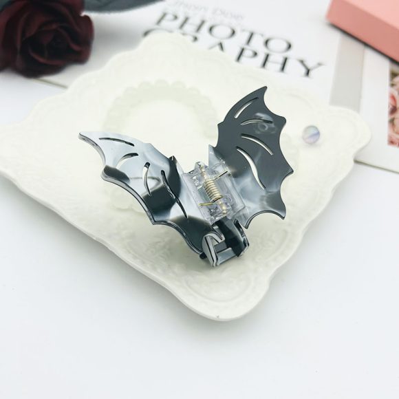Bat Barrettes Halloween Funny Girl - Image 7