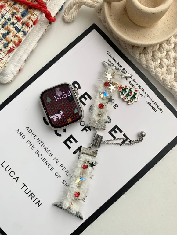Christmas Plush Bracelet Autumn And Winter Atmosphere Strap - Image 5