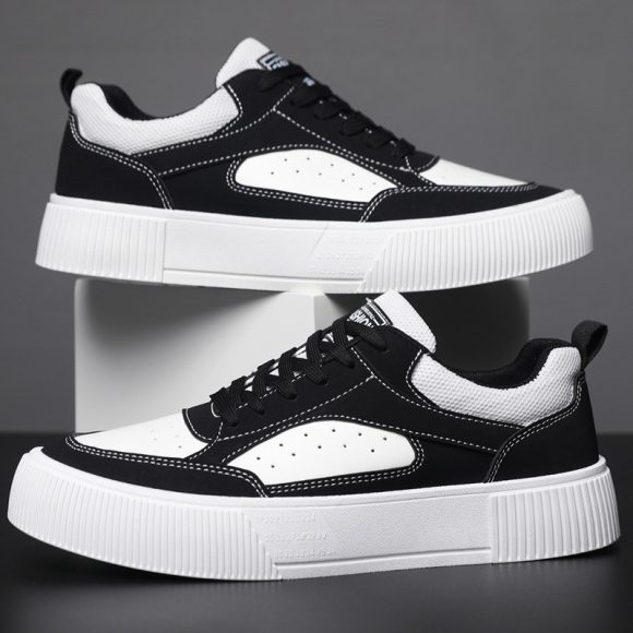 Sneakers Men's Low-top Platform Platform Casual High Street All-match Trendy Shoes - Image 6