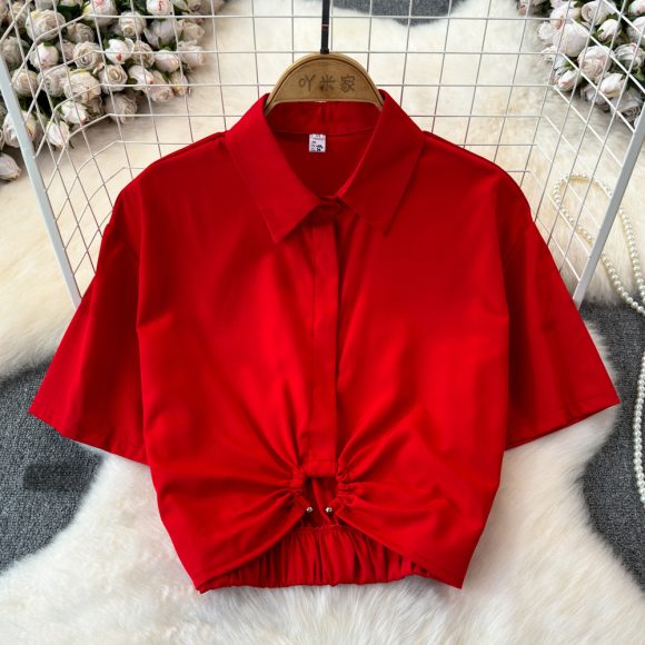 Summer French Minority Design Blouse Shirt For Women - Image 4