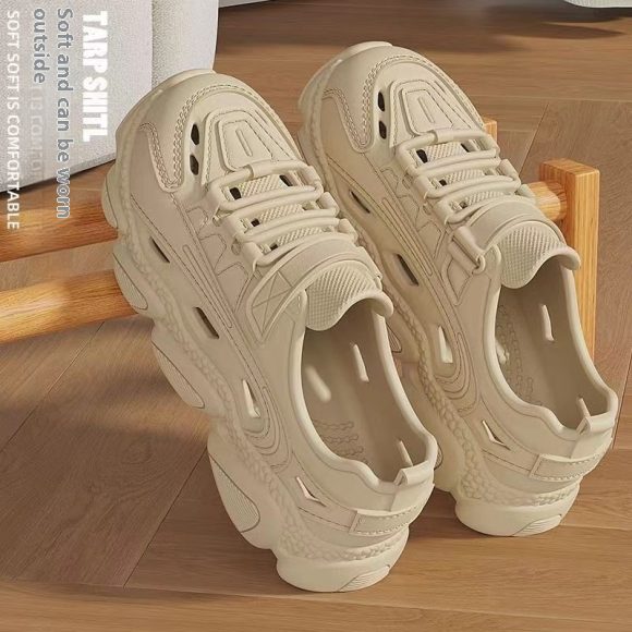 Men's Hole Shoes Thick-soled Beach Fishing Sandals - Image 3