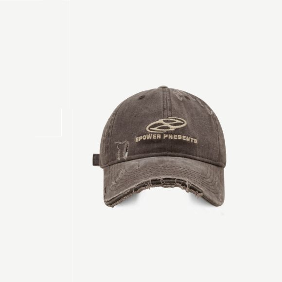 Street Make Old Ripped Denim Baseball Cap - Image 5