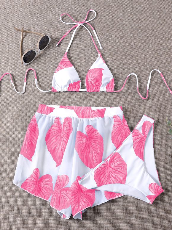 Adjustable Three-piece Bikini Straps Swimsuit Women - Image 4