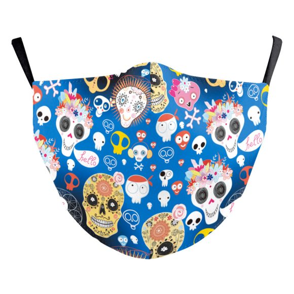 Wansheng Digital Printing Face Animal Tiger Ear Hanging Double-layer Mask - Image 4