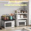 Multi-functional Kitchen Microwave Oven Storage Double-layer Kitchen Seasoning Rack - Image 3
