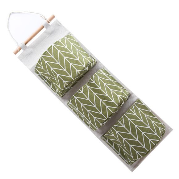 Simple Household Cotton And Linen Waterproof Storage Hanging Bag - Image 2