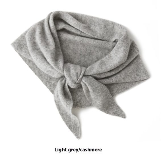 100 Pure Cashmere Knitted Outerwear Small Shawl Korean Men And Women - Image 5