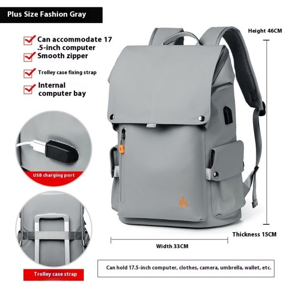 Men's Leisure Travel Multi-functional Computer Backpack - Image 3