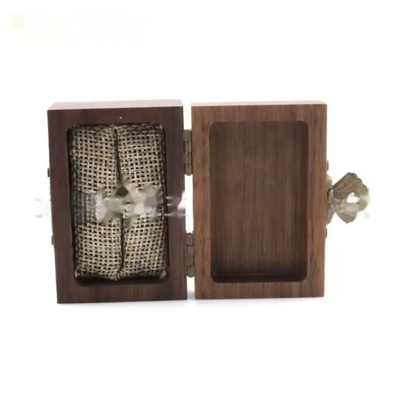 Walnut Wooden Engagement Ring Box - Image 4
