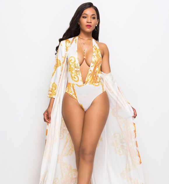 Printed cloak bikini - Image 5