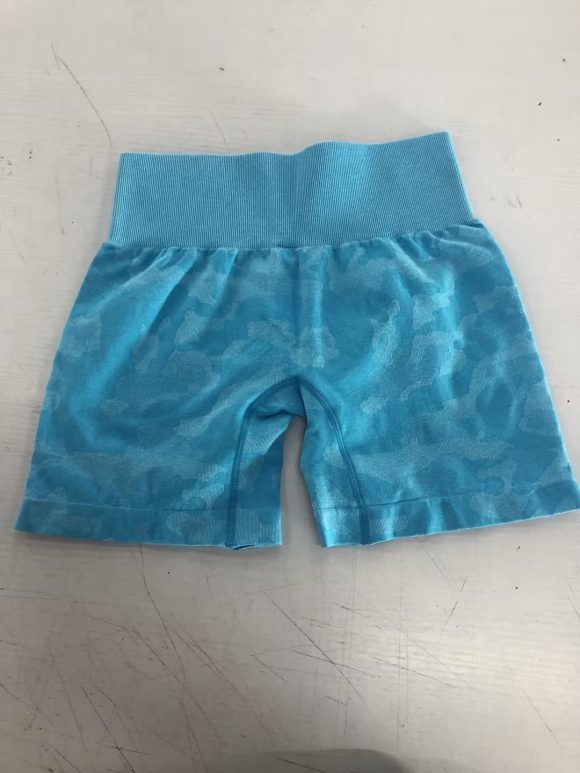 Women's Camo Jacquard Seamless Gym Shorts - Image 5