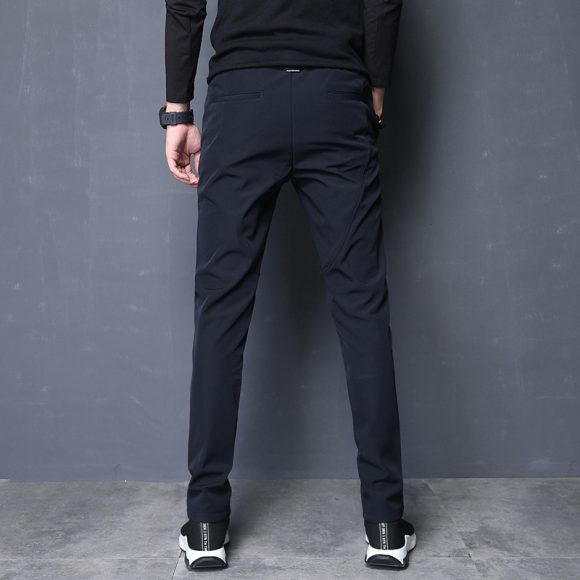 Autumn And Winter No Magnet Iron Iron Velvet Thick Sports And Leisure Trousers - Image 2