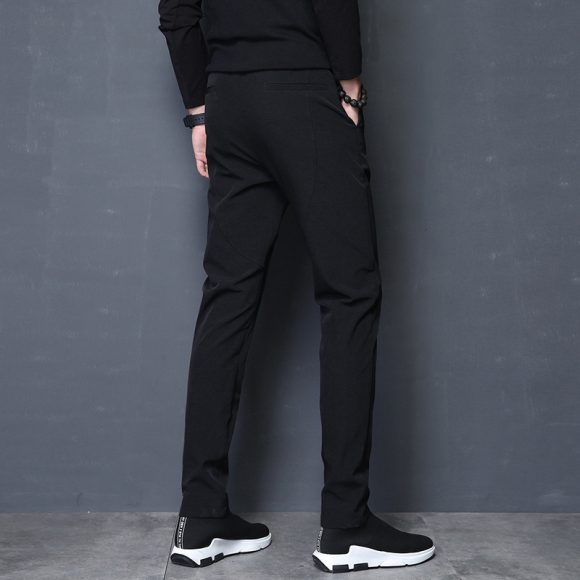 Autumn And Winter No Magnet Iron Iron Velvet Thick Sports And Leisure Trousers - Image 3