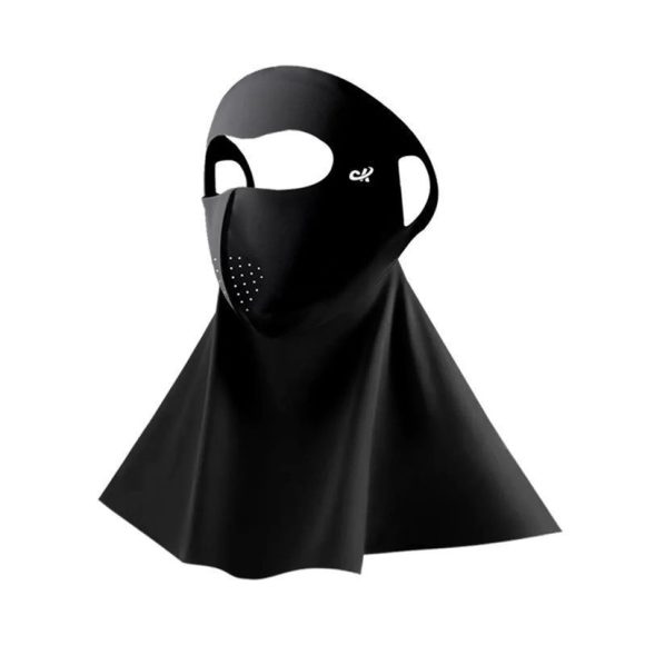 Summer Ice Silk Full Face Seamless Neck And Forehead Integrated Sun Mask - Image 5