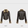 Women's Autumn And Winter Retro Fur Collar Warm And Cotton Jacket - Image 2