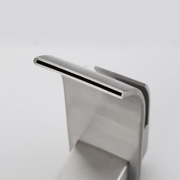 Waterfall Bathroom Wash Basin Toilet Bathroom Table Counter Basin Tap Hot And Cold Black - Image 7