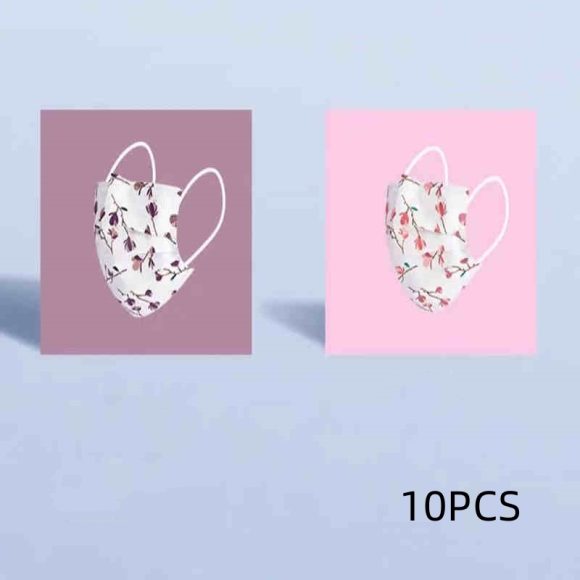 Creative Minimalist Printed Breathing Color Changing Mask - Image 4