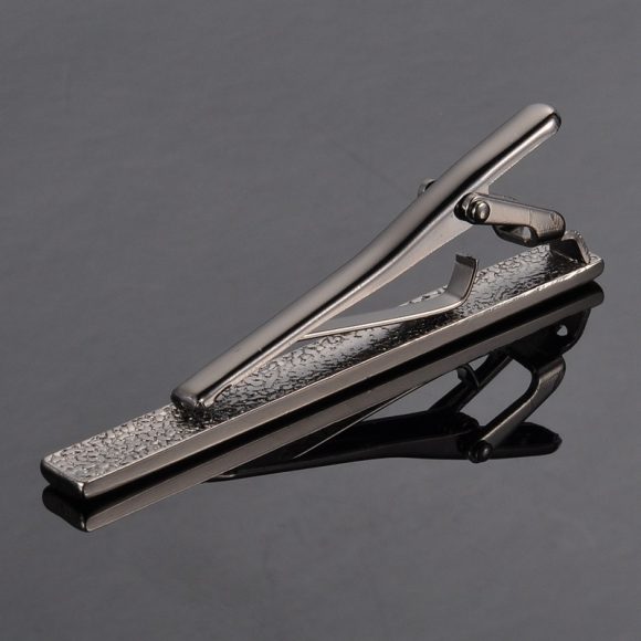 Vacuum Plated Brushed Glossy Tie Clip - Image 4