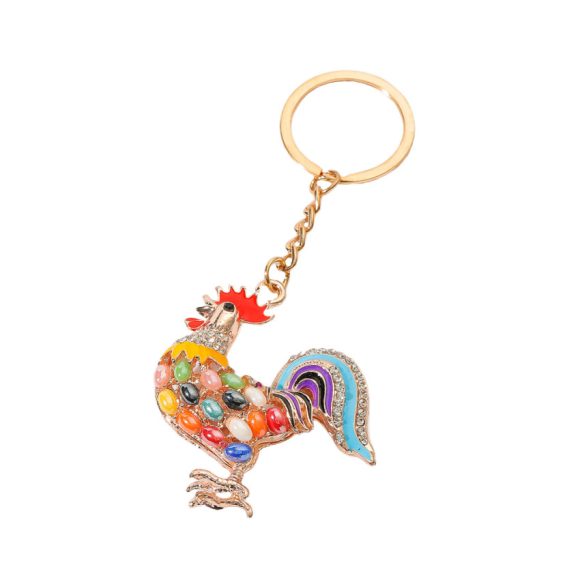 Chante Clair Key Ring Pendant Alloy Dripping Oil Diamond - Image 5