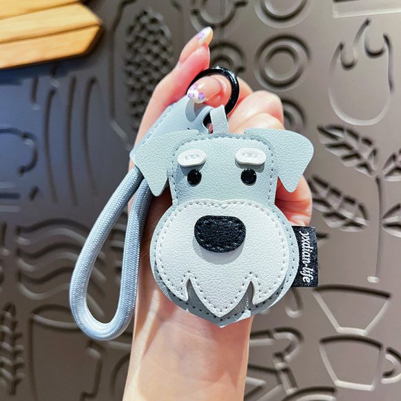 Creative Leather Puppy Key Chain Cute Cartoon - Image 6