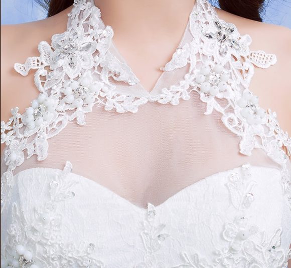Wholesale new bride wedding fashion lace fishtail skirt Slim Skinny tail wedding dress D92 - Image 7