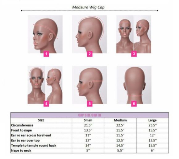Human Hair Loose Deep Lace Frontal Wigs 13x4 Headgear - Image 5