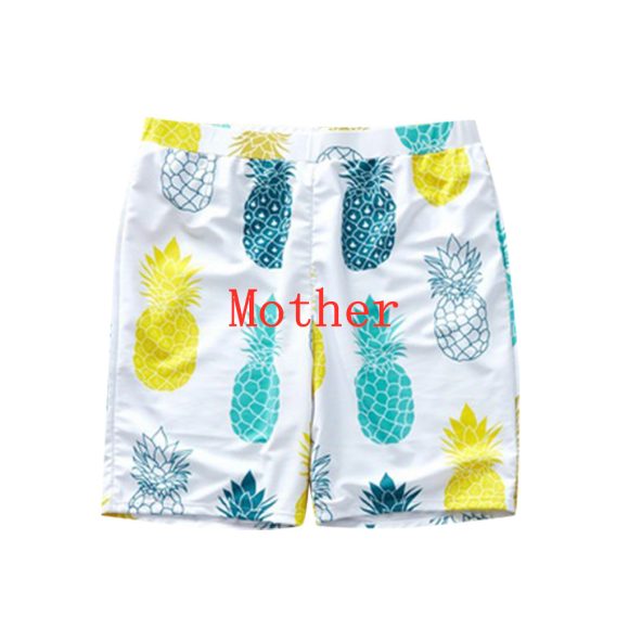 Parent Child Swimsuit Euro American Letter Parent Child Swimsuit Beach Swimsuit - Image 6