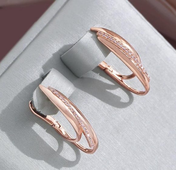 Splendid European And American Earrings Women's Elegant Zircon Earrings High-grade - Image 4