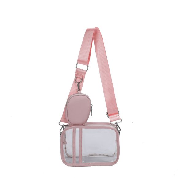 Women's Simple Transparent Shoulder Bag Fashion Messenger Bag - Image 10
