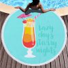 Digital printing round beach towel - Image 8