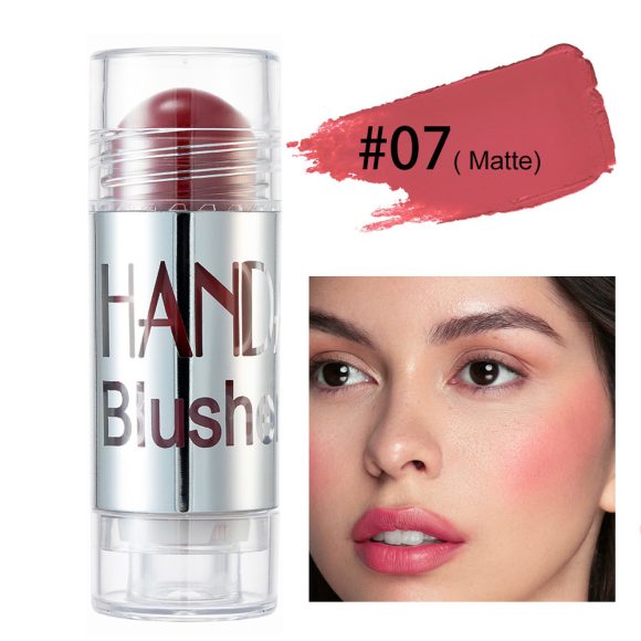 Cheek Blusher Shimmer Blush Stick Face Makeup Highlighter Bronzer Contour Cream Long-lasting Facial Make Up Cosmetics - Image 5