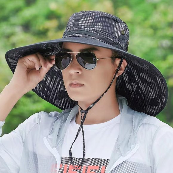 Outdoor Men's Fisherman Mountaineering Sun Hat - Image 3
