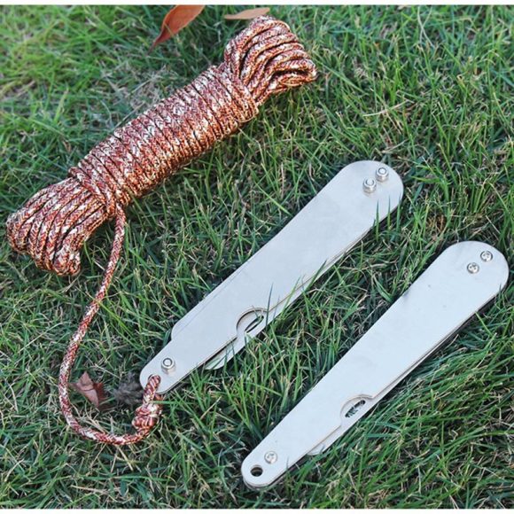 Foldable stainless steel water grass cutter Weeding fishing with water grass blade thick fishing anchor knife scorpion fishing gear supplies - Image 2