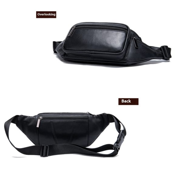 Men's Sheepskin Mobile Phone Waist Bag Sports Leisure - Image 8