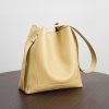 Shoulder Capacity Women's Leather Height Cross Body Bucket Bag - Image 8