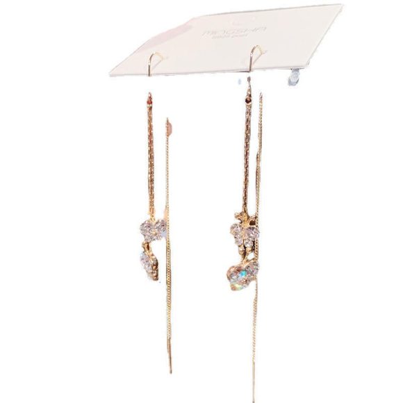 South Korea Butterfly Rhinestone Rhinestone Earrings Women - Image 5