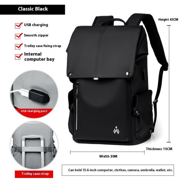 Men's Leisure Travel Multi-functional Computer Backpack - Image 6